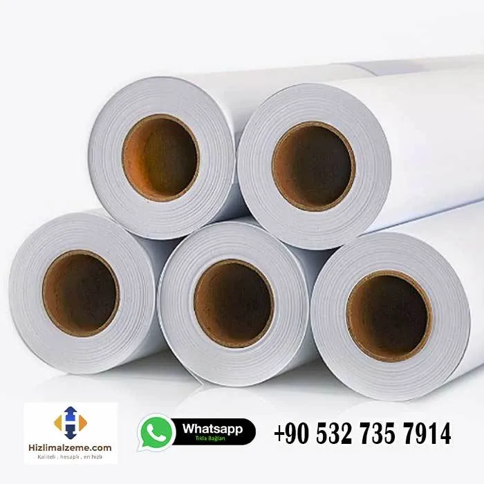 Lamine Vinil 400 Gr Arkası Siyah - 3,20x50 m