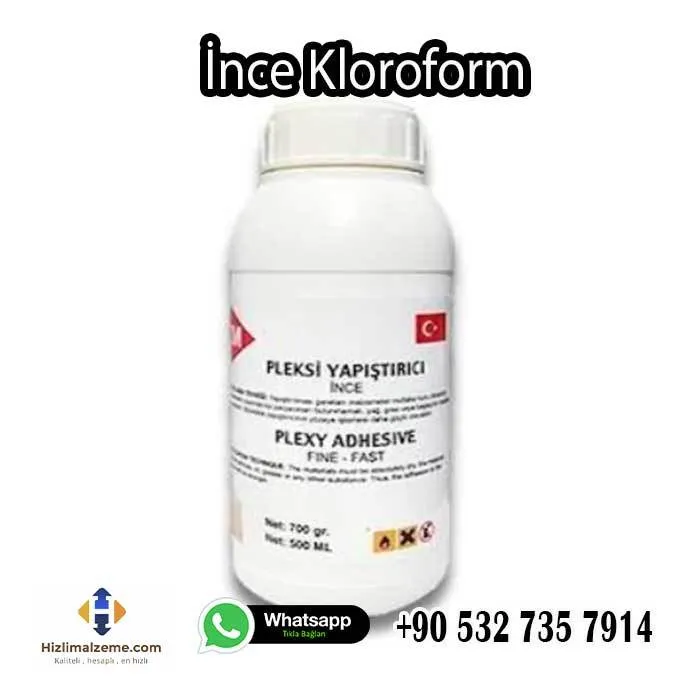 İnce Kloroform Akrilik Yapıştırıcı ( Pleksi Yapıştırıcı ) 1 Litre