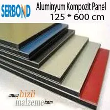 4 mm - Aluminyum Kompozit Panel 125x600 cm