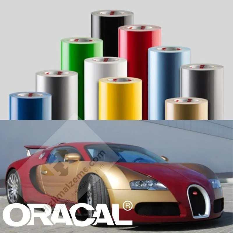 Oracal 970 hava kanallı cast Metalik Renkler - 1,52x50m