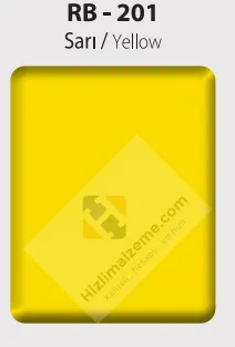 RB-201 Sarı - 125x320 cm