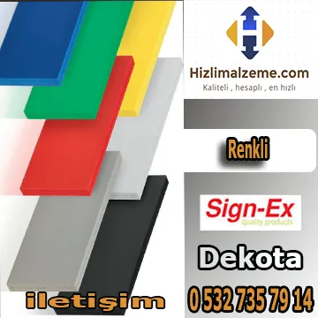 205x305 cm İthal Renkli Dekota Foam Pvc Levha