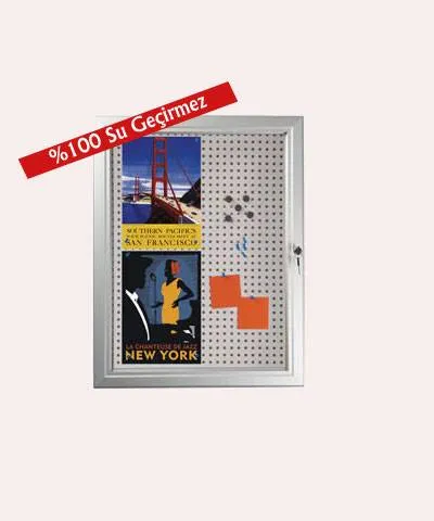 Showboard manyetik ve mantarlı çift kilitli 12XA4