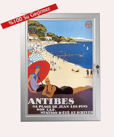 Showboard çift kilitli A0 85x120 cm