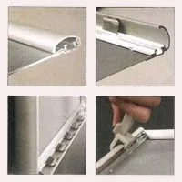 Güvenlikli Aluminyum Çerçeve 42 mm Profil