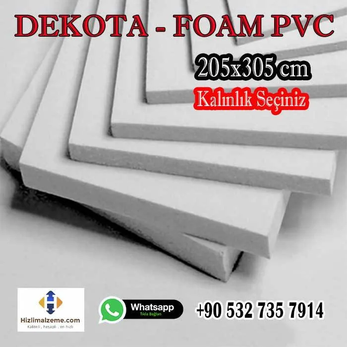 5 mm Beyaz 205x305 cm Dekota Levha