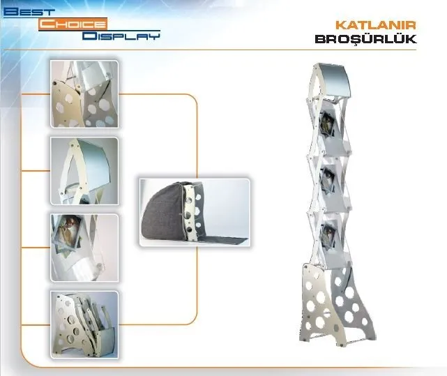 Katlanır Zig-Zag Broşürlük