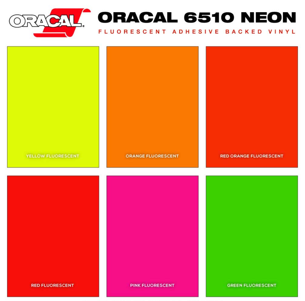 oracal 6510 neon folyo