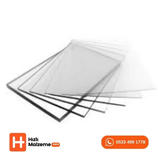 205 x 305 cm Şeffaf Apet - Pet Levha