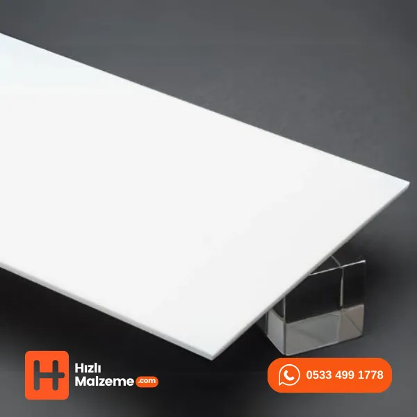 2 mm Beyaz Antişok Levha 100x200 cm