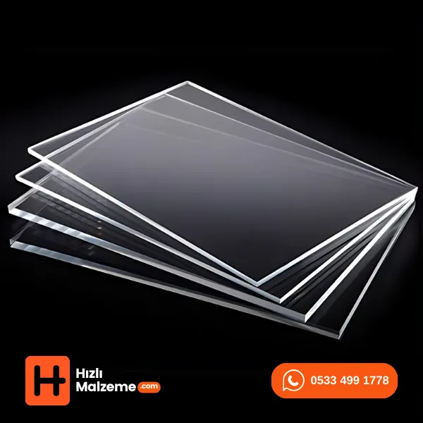 2.8 mm Şeffaf Akrilik Çekme Pleksi 205x305 cm