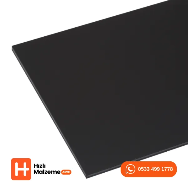 4.5mm siyah dekota foam pvc foreks 156x305cm