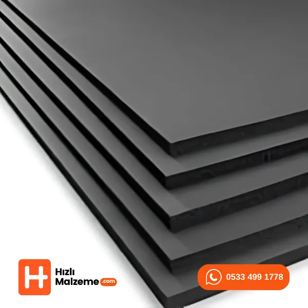 156 X 305 cm Siyah Dekota Foreks Foam Pvc Levha