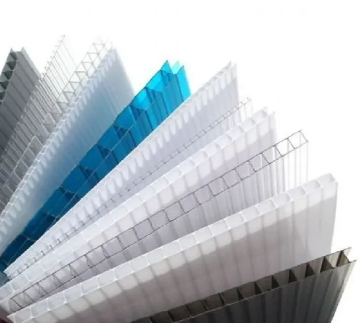 8 mm 210x600 cm Şeffaf Beyaz Bronz Oluklu Polikarbon Levha