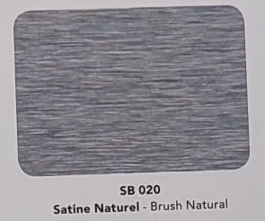 4 mm Gümüş Fırça Desenli ve Altın Fırça Desenli Alüminyum Kompozit Panel 125x320 cm