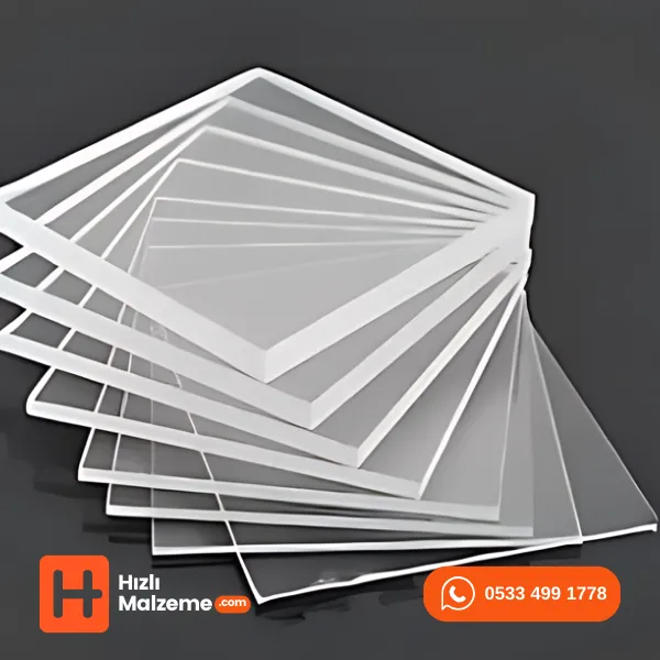 2.8mm Şeffaf Akrilik Parça 50x70 cm 