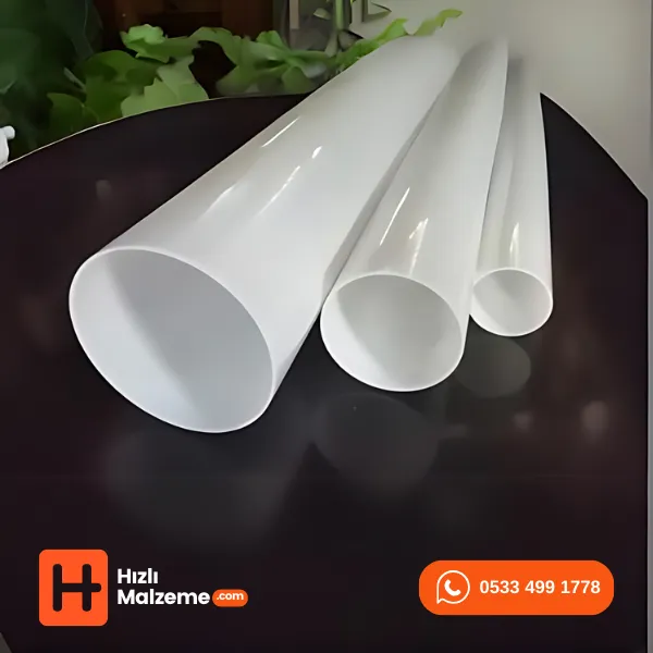 Polikarbon Yuvarlak Boru 2 Metre