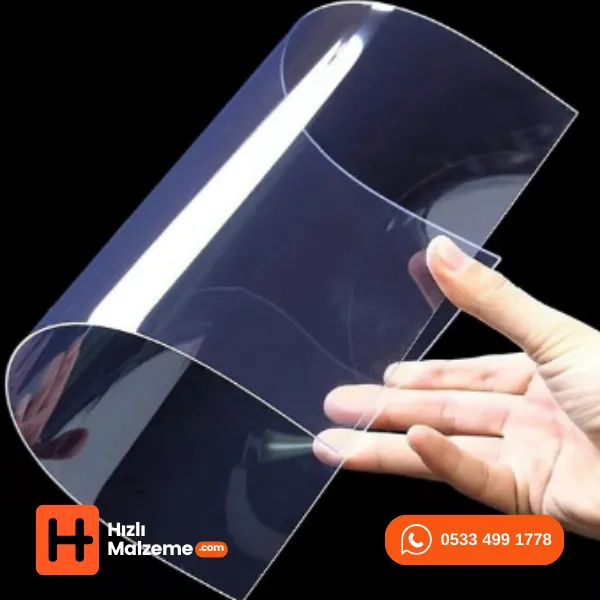 0.50 mm Şeffaf İthal Apet - Pet Levha 125x205 cm