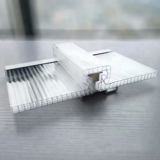 10 mm Kilitli Sistem Polikarbon Panel - Şeffaf