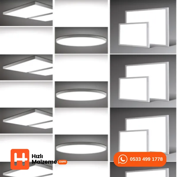 120 x 240 cm Beyaz Led Difüzör Levha 