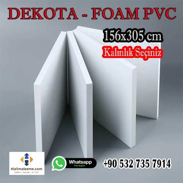 İthal Avrupa 8 mm foam pvc dekota 156x305 cm