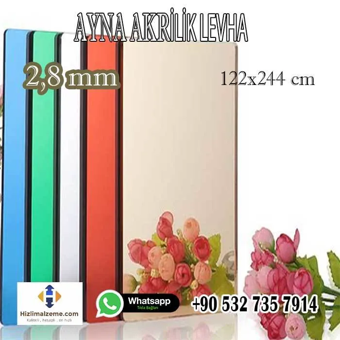 2,8 mm Ayna Akrilik