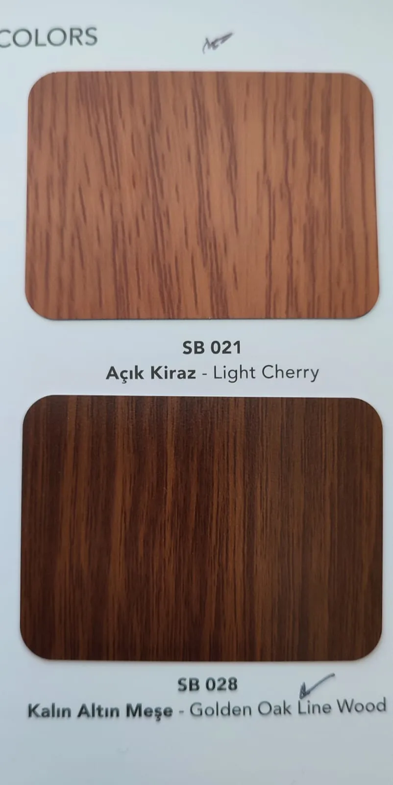 Ahşap Desenli Kompozit 125x320 cm Kalın Altın Meşe Sb 0028