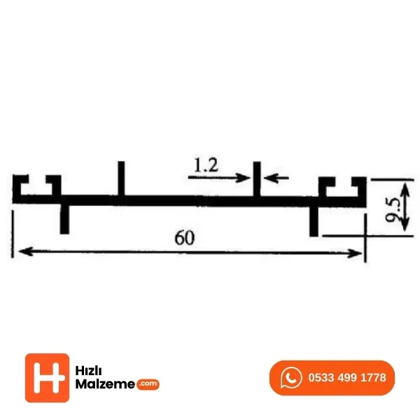 Polikarbon Levha Bağlantı Profil Takımı